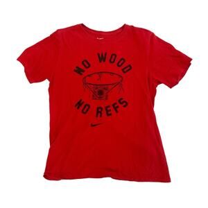 Red Men’s Nike T Shirt Size Medium Athletic Sporty